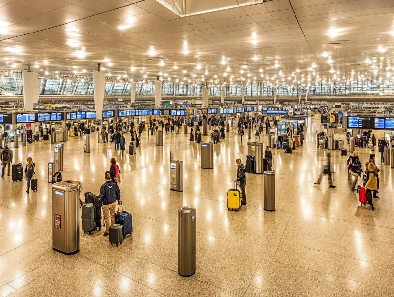 التحديات التي تواجه التفتيش في مطار هيثرو