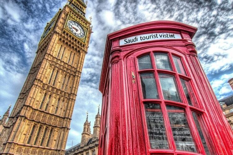 شروط وإجراءات السفر إلى لندن للسعوديين