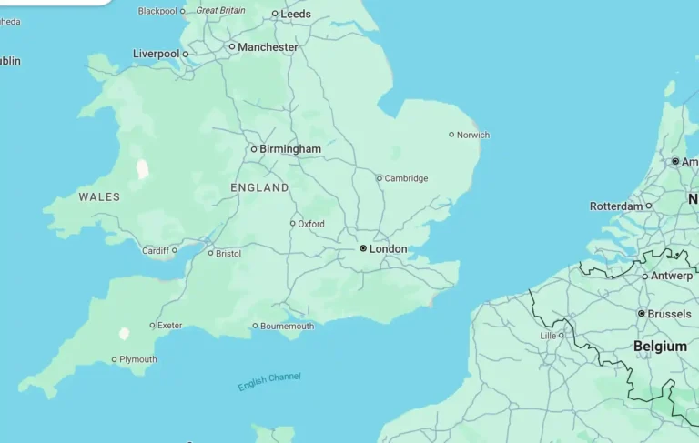 اين تقع لندن