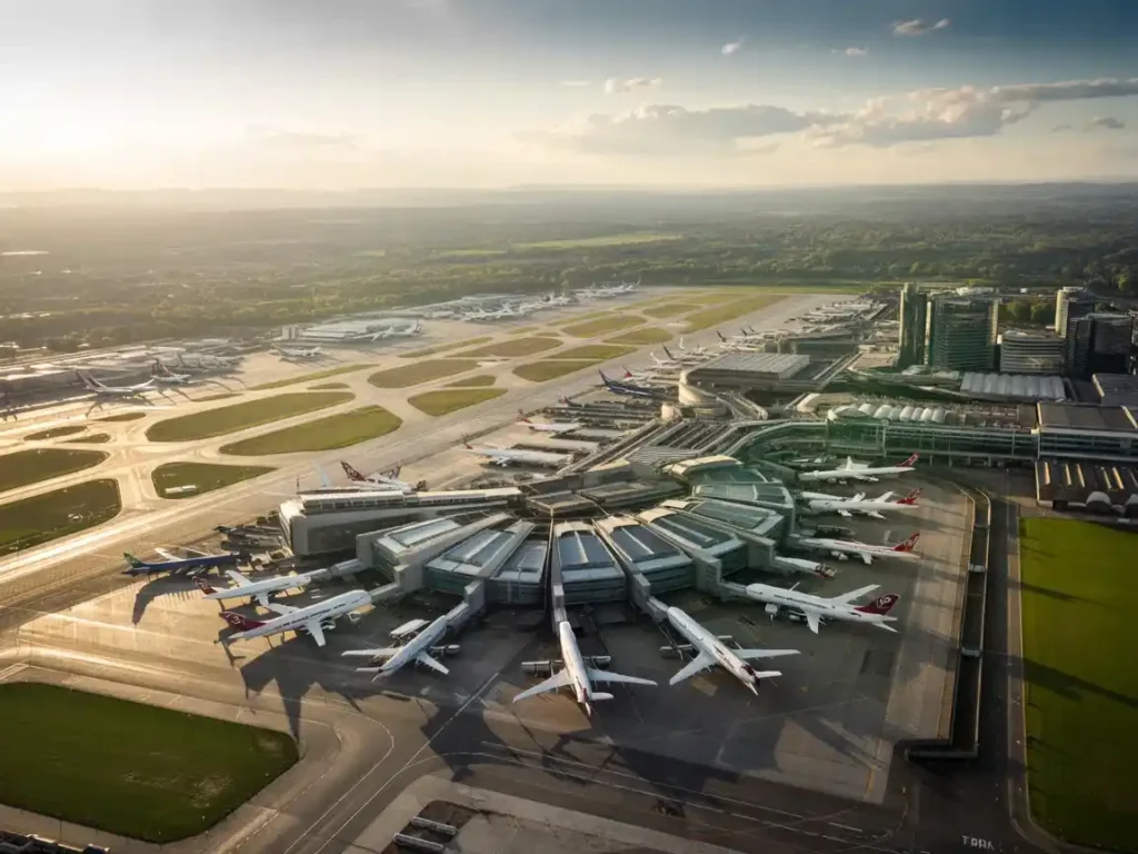 أين يقع مطار هيثرو