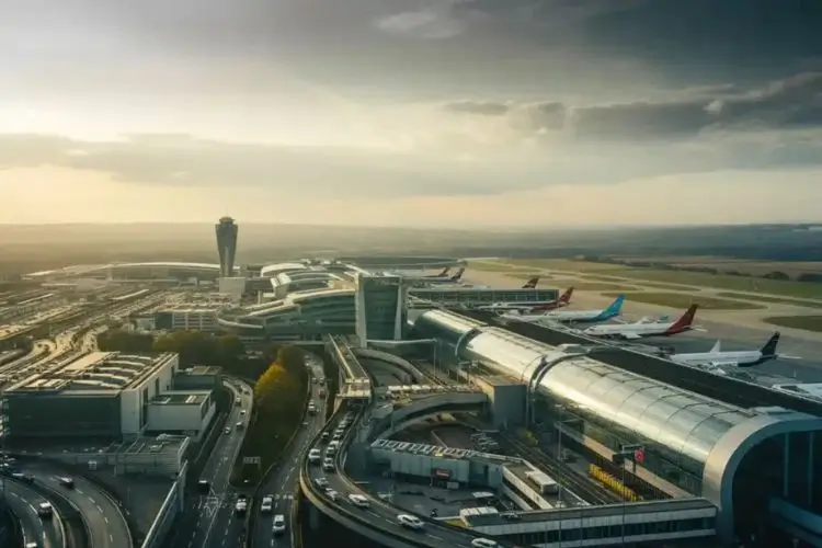 كم يبعد مطار جاتويك عن مطار هيثرو؟