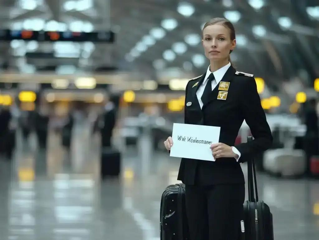 Chauffeur-driven Mercedes ready for a Gatwick airport pickup