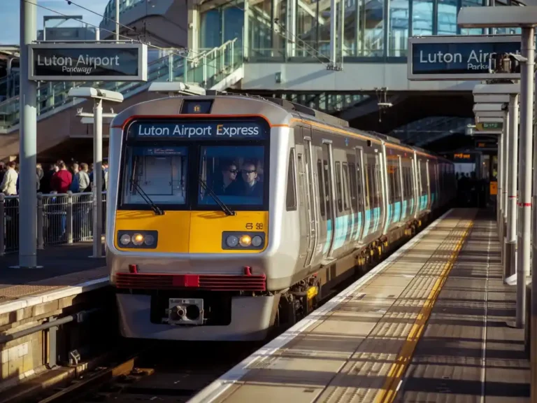 Luton Airport to London train