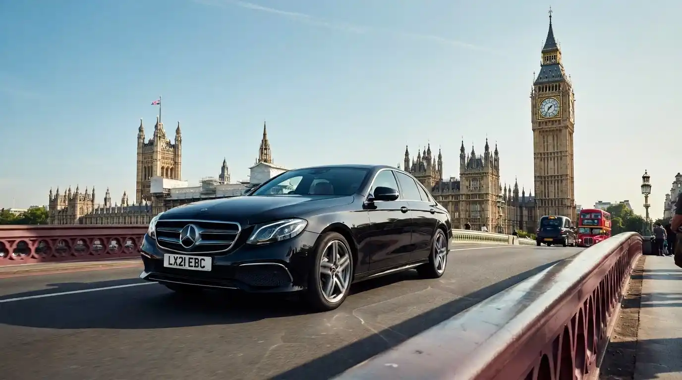تأجير مرسيدس E-Class مع سائق في لندن