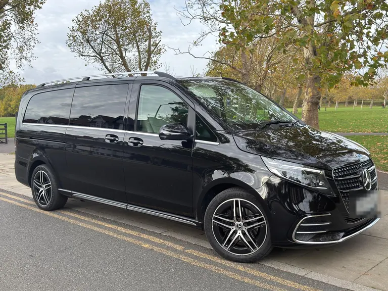 Mercedes V-Class hire with a chauffeur in London
